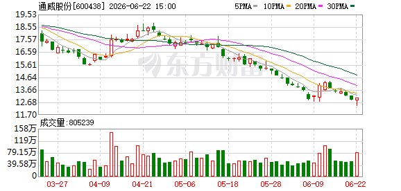 通威股份拟以50.6亿元增资全资子公司!
